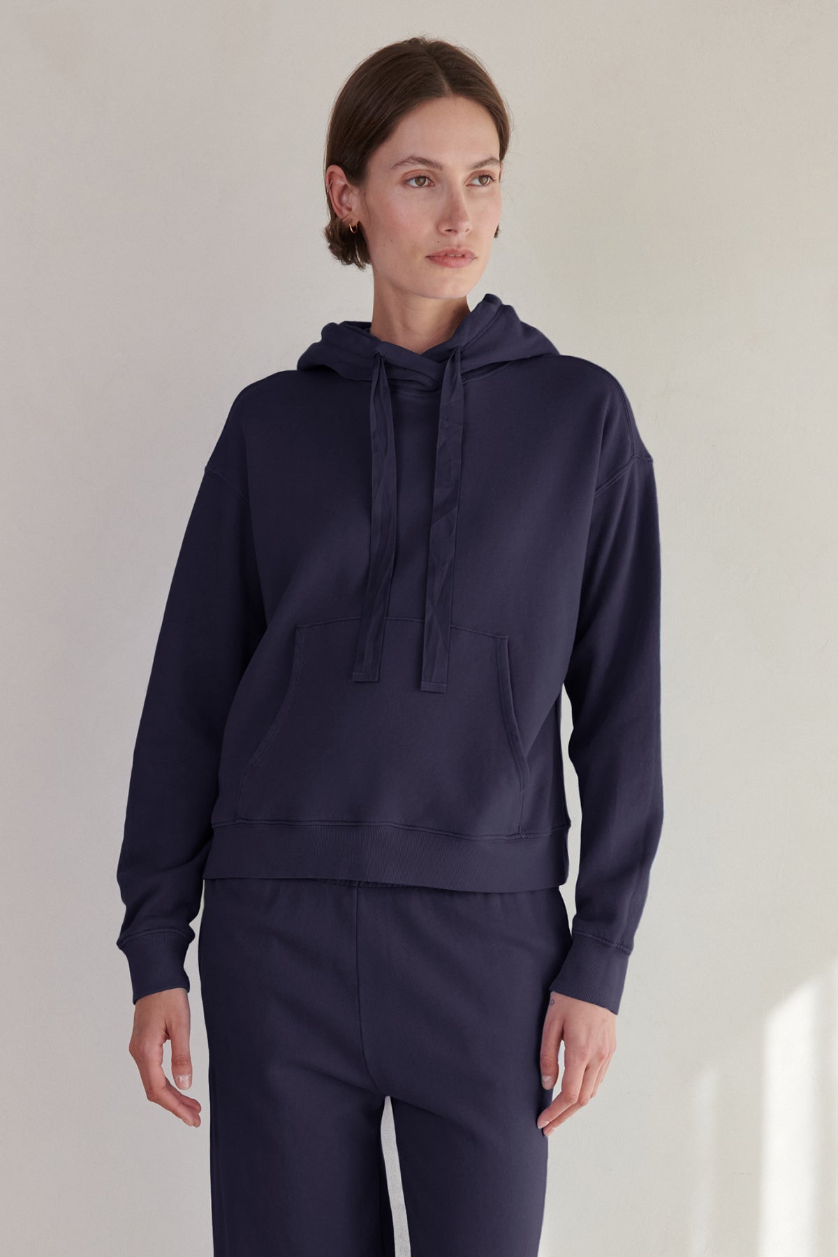   The California model is wearing a Velvet by Jenny Graham Ojai Hoodie. 