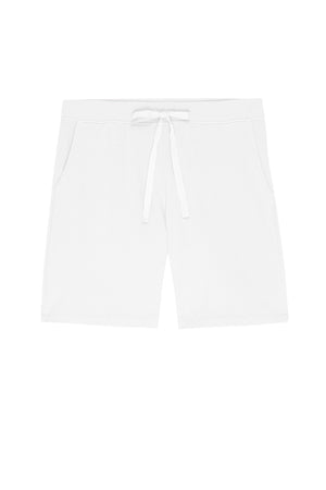 laguna sweatshort white front flat