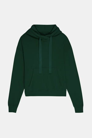 Ojai Hoodie in forest green flat