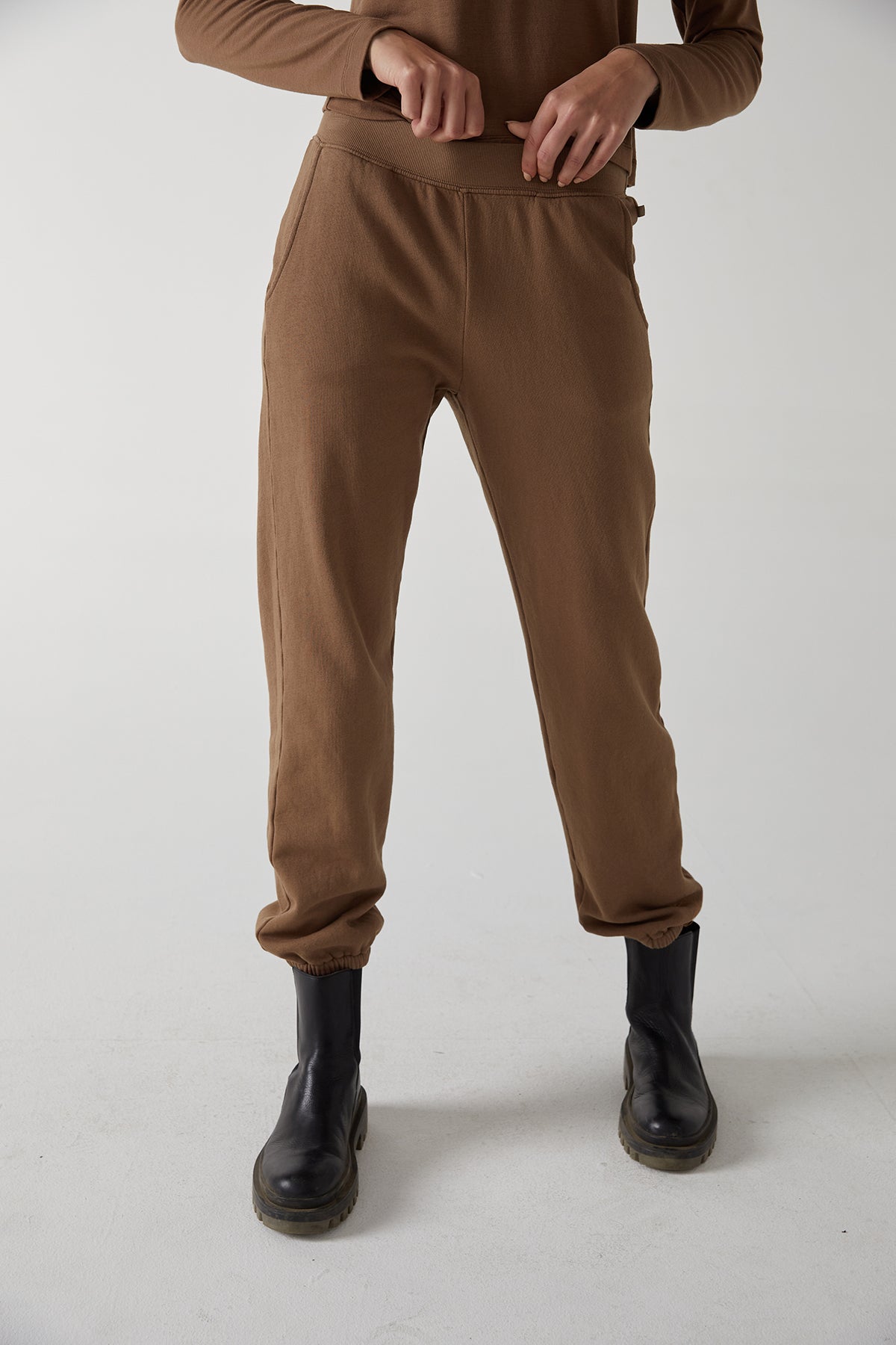   Zuma Sweatpant in hazelnut front 2 