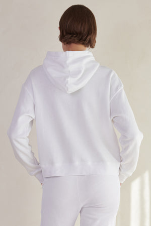 Ojai Hoodie in white back